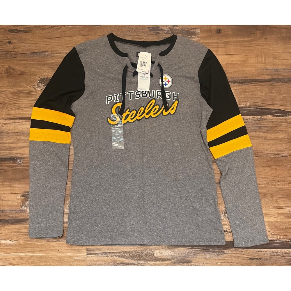 Women’s Steelers Long Sleeve Top